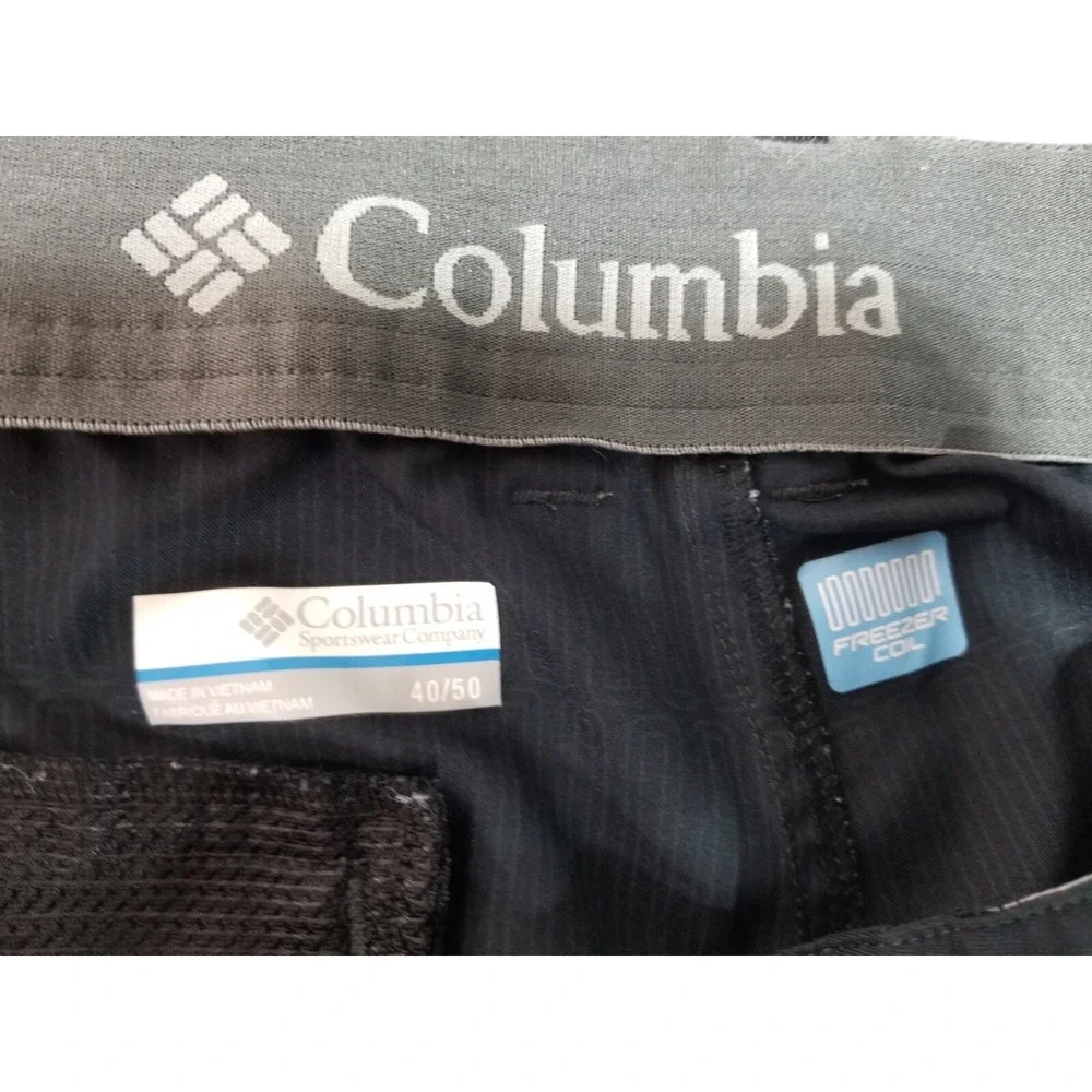 Columbia Sportswear Freezer Coil Black Shorts Men's Size 40X9